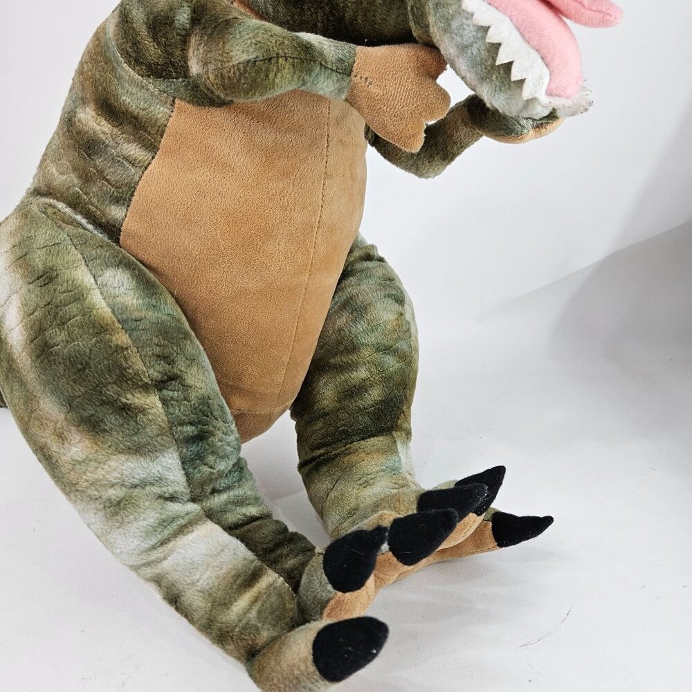 T Rex Dinosaur Realistic Talking Stuffed Plush Animal Roar Eye Light 38" WORKS - Picture 3 of 15